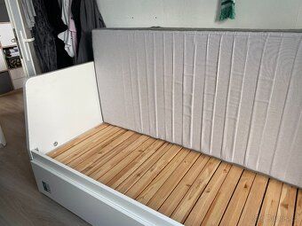 IKEA rozkládací postel FLEKKE + kvalitní matrace 80 x 200 cm - 6
