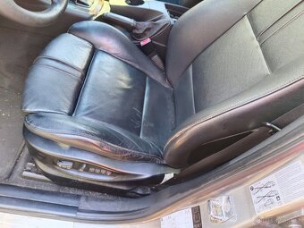 Kompletní ///M interiér BMW E83 X3, čená kůže, dekor, VÝHŘEV - 6