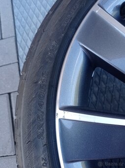 1x al kola rezerva Turbine 18" originál Škoda Octavia III - 6