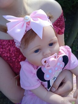 Panenka miminko reborn hračka nová s příslušenstvím - 6