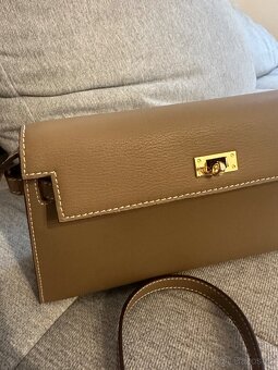 Dámská kabelka v mocca barvě - 6