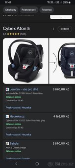 Vajíčko Cybex Aton 5 - 6
