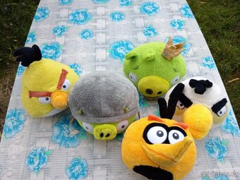 plyšáci Angry Birds hlavy - 6