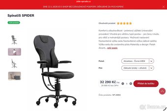 Kancelářská židle Spinalis Spider - 6