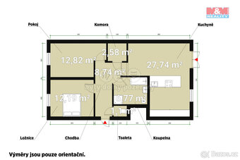 Pronájem bytu 3+kk, 70 m², Vochov - 6