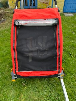 BURLEY Cub X - dvoumístný odpružený dětský vozík s pevným dn - 6