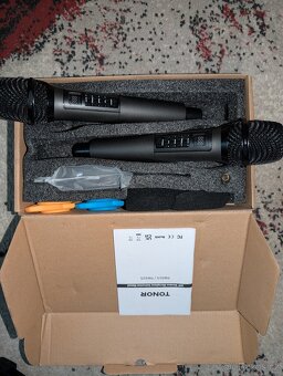 Bezdrátové mikrofoný TONOR TW525 s výškami/basy/ozvěnou - 6