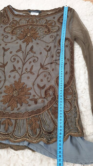 Luxusní vyšívaný top 3v1 S / 36 / 8·Nový ·Twin Set - 6