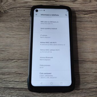 Cubot King Kong 6 černá- 6" HD/ 128GB/ 4GB RAM/ NFC/IP68 - 6