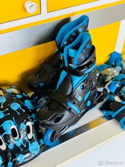 inline brusle Tempish (30-33 EU) + helma, chrániče, batoh - 6