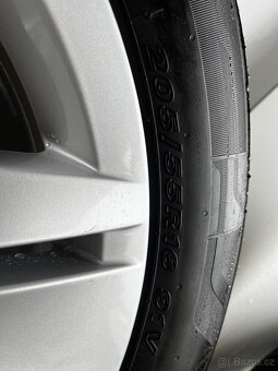 VW disky včetně pneu 205/55 R16, dot 13/23 - 6