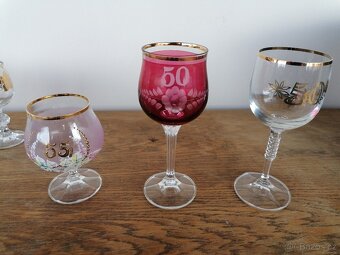 Sady skleničky na víno, likér, whisky - více ve fotkách - 6
