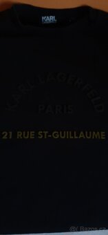 Originál černá mikina Karl Lagerfeld S - 6