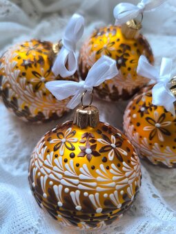 Ručně malované vánoční ozdoby - 6