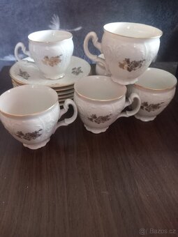 Šálky s podšálky, talíře - 6