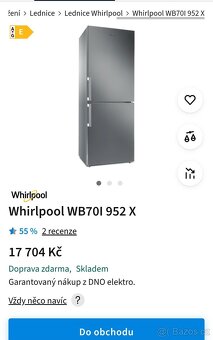 Lednice  Whirlpool WB70I 952 X - 6