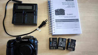 Prodám Panasonic LUMIX GH4 včetně velkého příslušenství - 6
