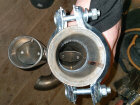 2,25" 57mm výfukové klapky dual pár - 6