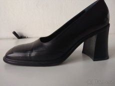 Celokožené černé dámské lodičky FABI č.38, Retro styl - 6