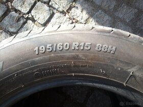 195/60 R15 letní pneu 2ks Kumho 7mm - 6
