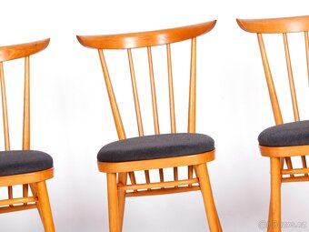 Designové židle TATRA, krásný stav, 4 kusy. - 6