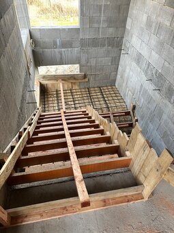 Bednění - šalování schodiště - 6