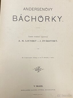 dětské knihy pohádky stará pohádková kniha andersen - 6