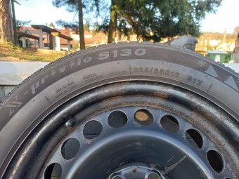 Disky MB C-class w203 R16 205/55 7Jx16H2 ET 31 + Poklice - 6