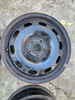 Plechové disky 6JX15 ET 38 5X100 ŠKODA/SEAT/AUDI - 6