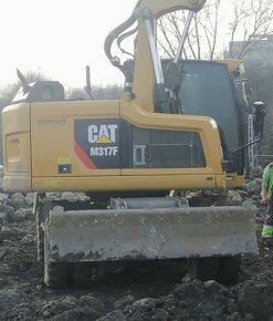 18.6t CAT 317 bagr opěry powertilt 4lžíce - 6