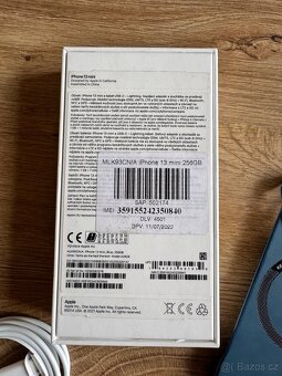 Apple iPhone 13 MINI, 256gb blue, komplet - 6