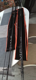 2x prut Sportex invictus carp + 2x Mivardi omicron - 6