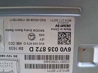 Radio Blues Fabia 3 6VO - 6