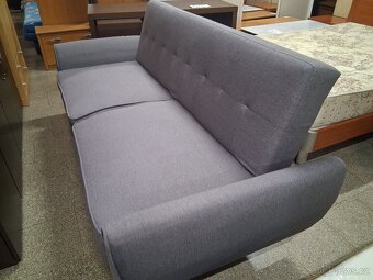 Pohovka šedá rozkládací - 6