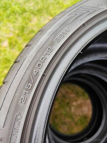 Letní pneumatiky Dunlop 215/40/18 - 6