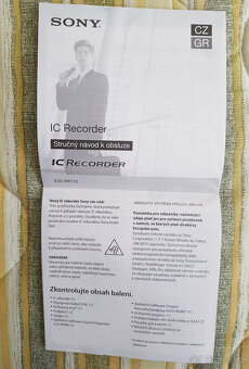 Sony ICD-SX712 diktafon - 6