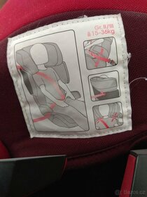 2 dětské autosedačky Cybex solution bez isofixu - 6