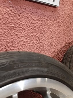Borbet BS 17" 5x100 7,5J letní pneu 215/45 - 6