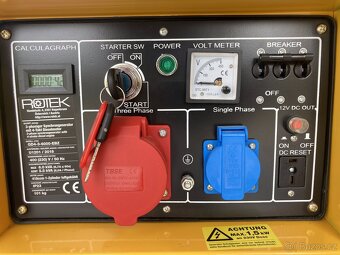 Elektrocentrála třífázová, naftová Rotek - 6