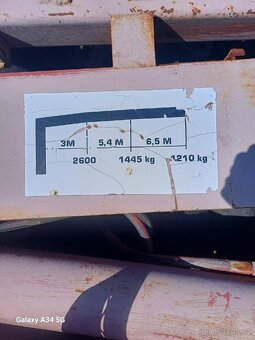 Hydraulická ruka Ostroj NJ130P (starší model) - 6