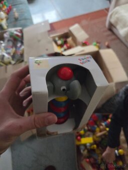 Staré nikdy nepoužité dřevěné hračky - 6