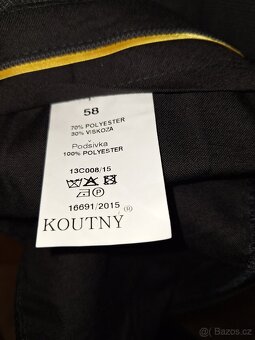 Nový pánský oblek Koutný vel.58 - 6