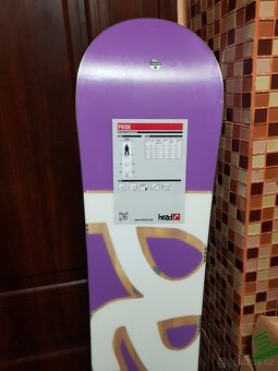 Prodám úplně nový snowboard HEAD 157cm dlouhý. - 6