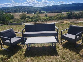 Zahradní sestava VONGE 5 osob černá - 6