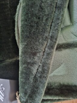 Dámská teplá bunda bomber s umělé kůže - 6