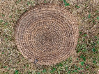 Pletený koš s víkem nádoba na prádlo aj. na chalupu chatu - 6