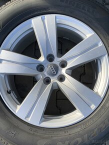 Alu k ola r18 originál audi Q7,zimní pneu téměř nejeté - 6