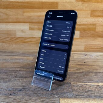 iPhone 12 Pro 128GB, graphite,100% baterie (záruka) - 6
