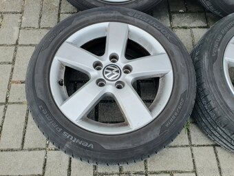 Alu kola VW 5x112 r16 6,5j et50 letní pneu 205/55/16 - 6