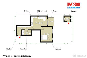 Pronájem bytu 2+kk, 50 m², Plzeň, ul. U Velkého rybníka - 6